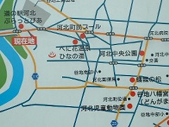 道の駅河北のマップ